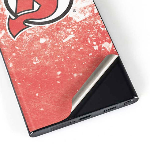 NHL New Jersey Devils Frozen Galaxy S22 Ultra Skin