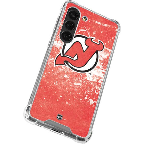 NHL New Jersey Devils Frozen Galaxy S23 Clear Case
