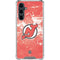 NHL New Jersey Devils Frozen Galaxy S23 FE Clear Case