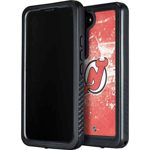 NHL New Jersey Devils Frozen Galaxy S23 Plus Waterproof Case