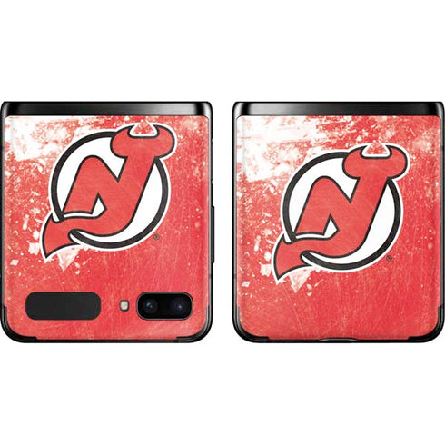 NHL New Jersey Devils Frozen Galaxy Z Flip Skin