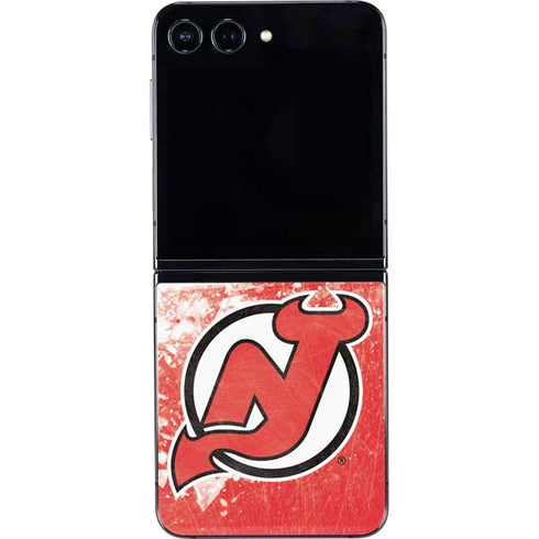NHL New Jersey Devils Frozen Galaxy Z Flip5 5G Skin