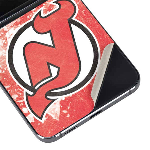 NHL New Jersey Devils Frozen Galaxy Z Flip5 5G Skin