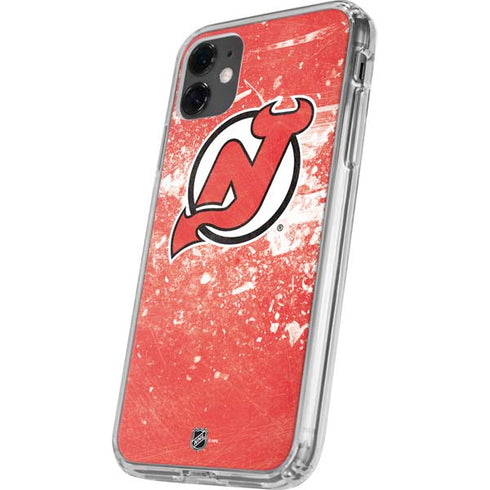 NHL New Jersey Devils Frozen iPhone 11 Clear Case