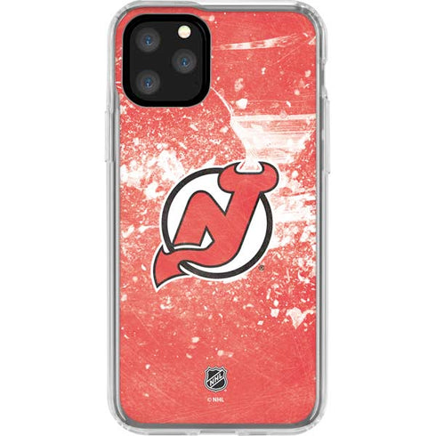 NHL New Jersey Devils Frozen iPhone 11 Pro Clear Case