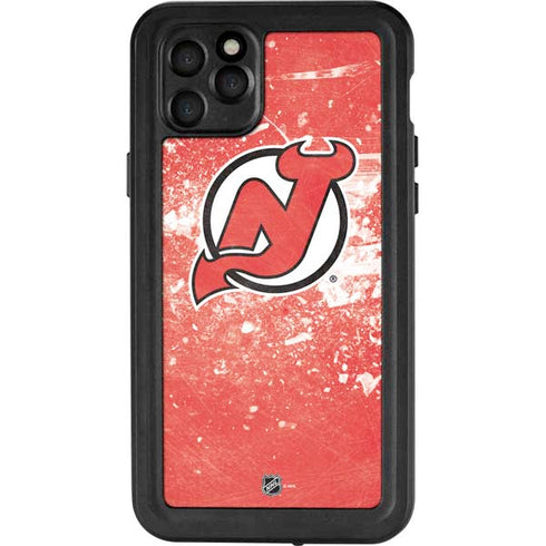 NHL New Jersey Devils Frozen iPhone 11 Pro Max Waterproof Case