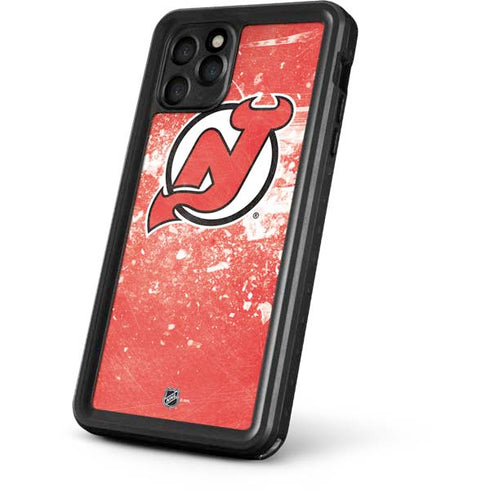 NHL New Jersey Devils Frozen iPhone 11 Pro Max Waterproof Case