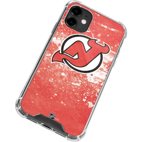 NHL New Jersey Devils Frozen iPhone 12 Mini Clear Case