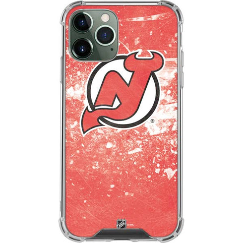 NHL New Jersey Devils Frozen iPhone 12 Pro Max Clear Case
