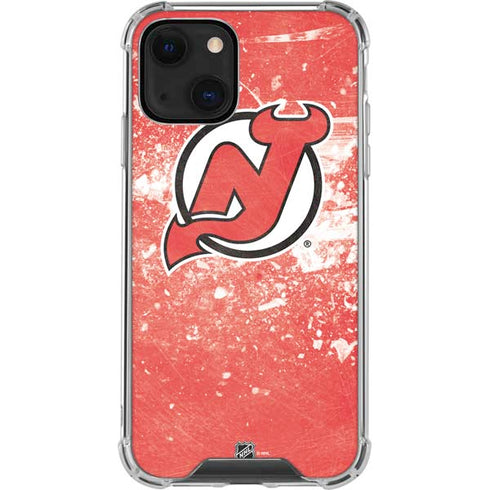 NHL New Jersey Devils Frozen iPhone 14 Clear Case