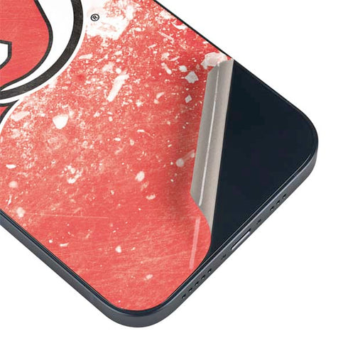 NHL New Jersey Devils Frozen iPhone 15 Plus Skin