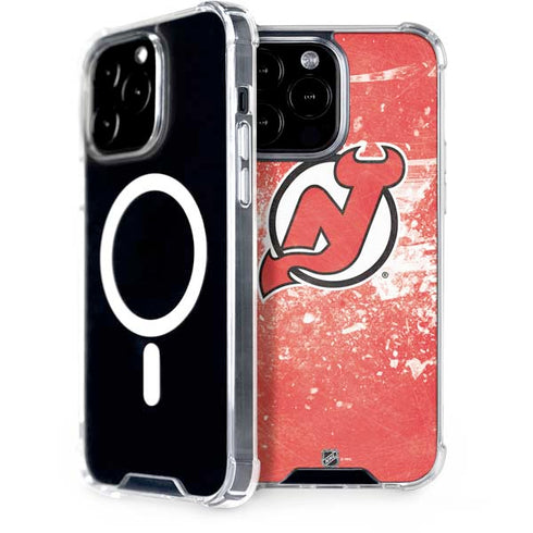 NHL New Jersey Devils Frozen iPhone 14 Pro Max MagSafe Case