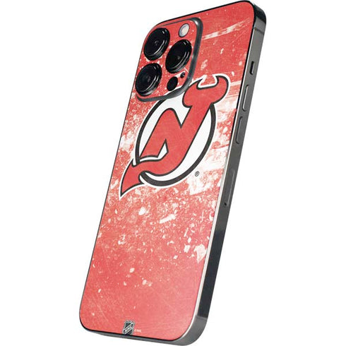 NHL New Jersey Devils Frozen iPhone 14 Pro Skin