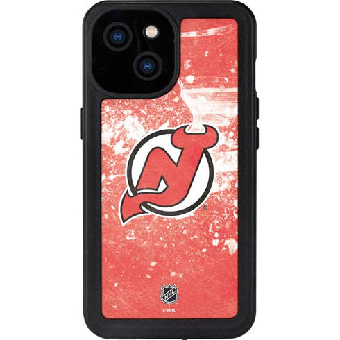 NHL New Jersey Devils Frozen iPhone 15 Waterproof Case