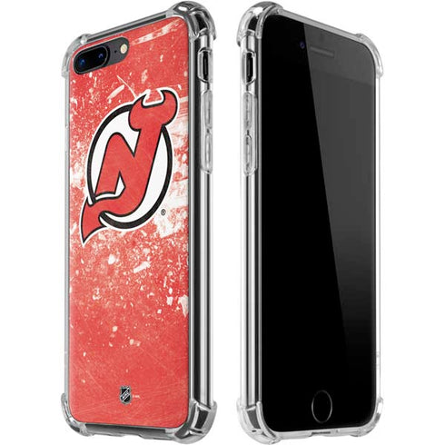 NHL New Jersey Devils Frozen iPhone 7/8 Plus Clear Case