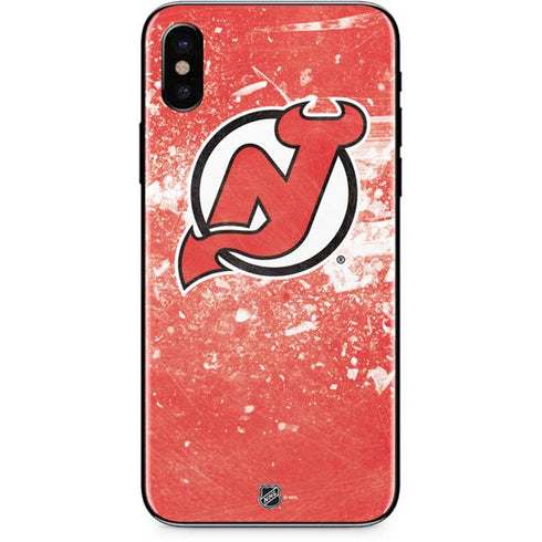 NHL New Jersey Devils Frozen iPhone X Skin
