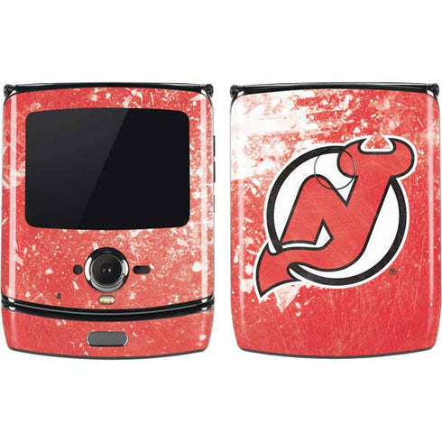 NHL New Jersey Devils Frozen Motorola RAZR Skin