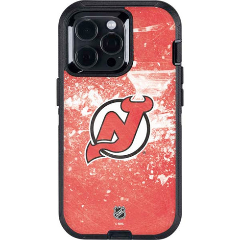 NHL New Jersey Devils Frozen Otterbox Defender iPhone Skin