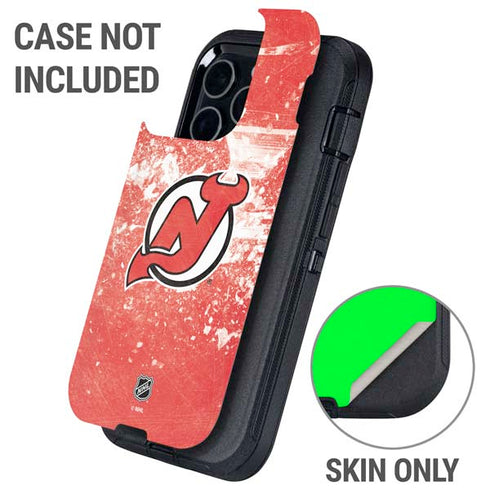 NHL New Jersey Devils Frozen Otterbox Defender iPhone Skin