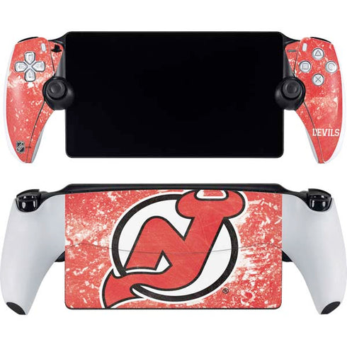 NHL New Jersey Devils Frozen PlayStation Portal Remote Player Skin
