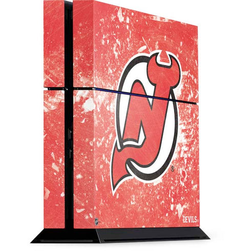 NHL New Jersey Devils Frozen PS4 Console Skin