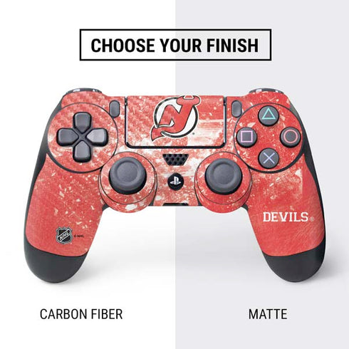 NHL New Jersey Devils Frozen PS4 Controller Skin