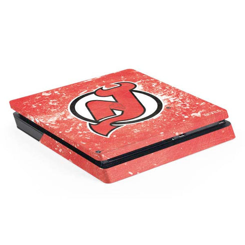 NHL New Jersey Devils Frozen PS4 Slim Skin