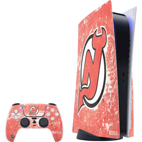 NHL New Jersey Devils Frozen PS5 Bundle Skin