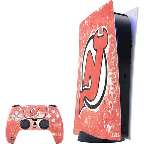 NHL New Jersey Devils Frozen PS5 Digital Edition Bundle Skin