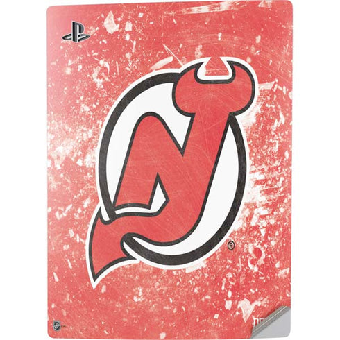 NHL New Jersey Devils Frozen PS5 Digital Edition Console Skin