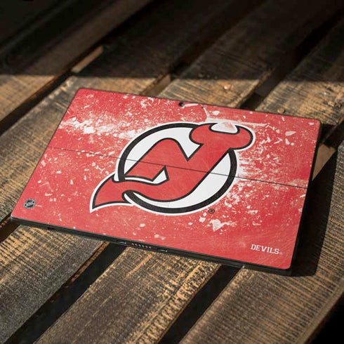 NHL New Jersey Devils Frozen Surface Pro 7 Skin