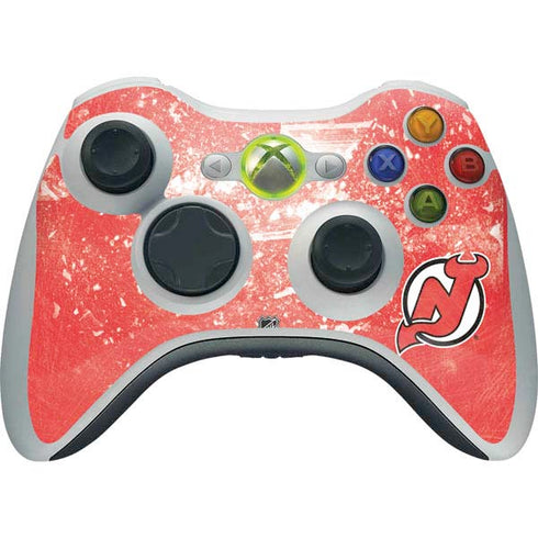 NHL New Jersey Devils Frozen Xbox 360 Wireless Controller Skin