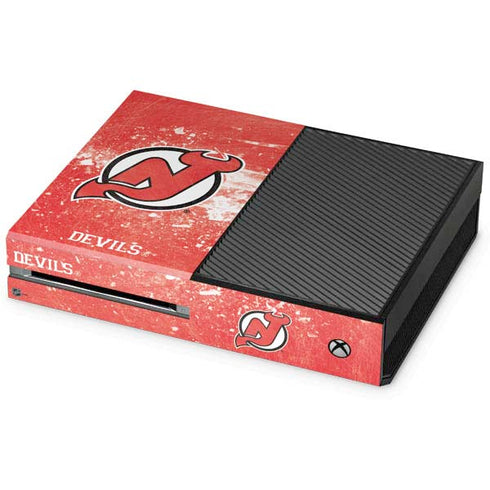 NHL New Jersey Devils Frozen Xbox One Console Skin