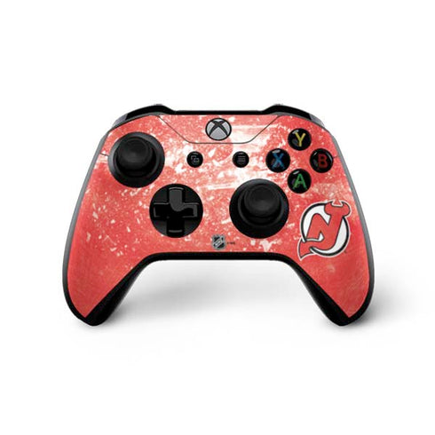 NHL New Jersey Devils Frozen Xbox One X Controller Skin