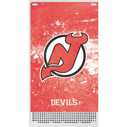 NHL New Jersey Devils Frozen Xbox Series S Console Skin