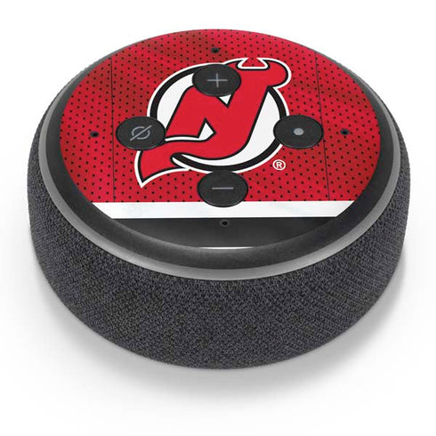 NHL New Jersey Devils Home Jersey Amazon Echo Dot Skin