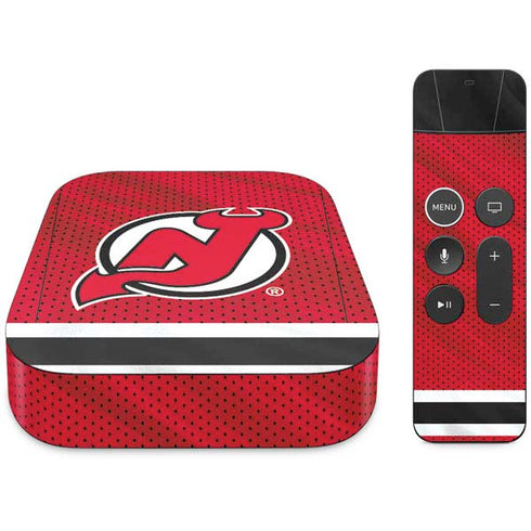 NHL New Jersey Devils Home Jersey Apple TV Skin