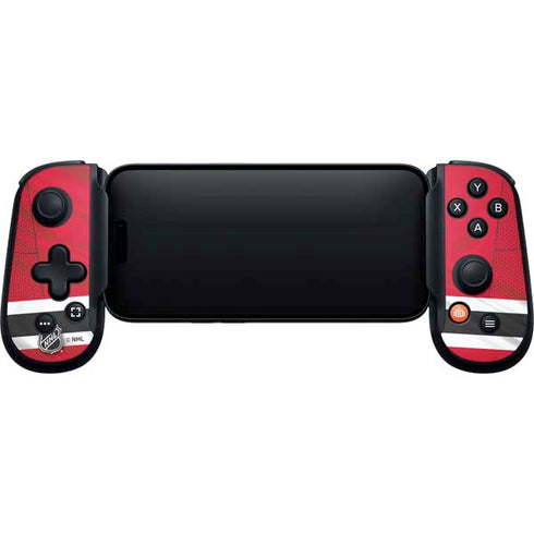 NHL New Jersey Devils Home Jersey Backbone One for iPhone Game Controller Skin