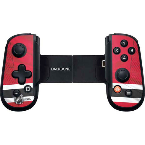 NHL New Jersey Devils Home Jersey Backbone One for iPhone Game Controller Skin