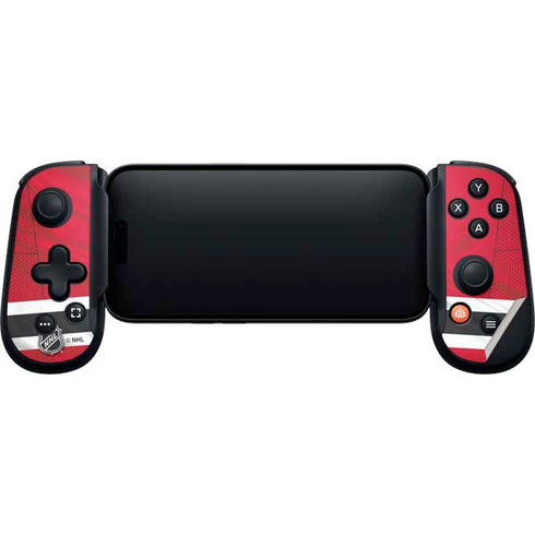 NHL New Jersey Devils Home Jersey Backbone One for iPhone Game Controller Skin