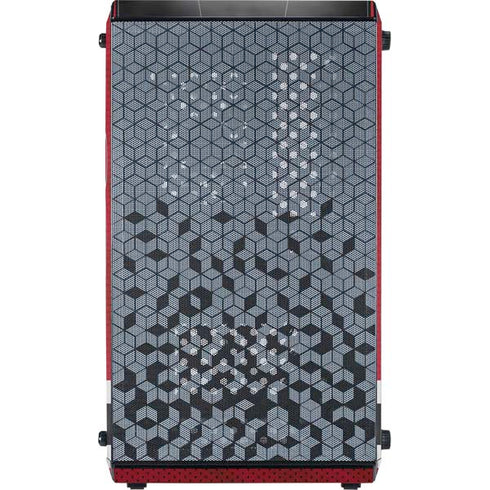 NHL New Jersey Devils Home Jersey Cooler Master MasterBox Q300L Mini Tower Skin