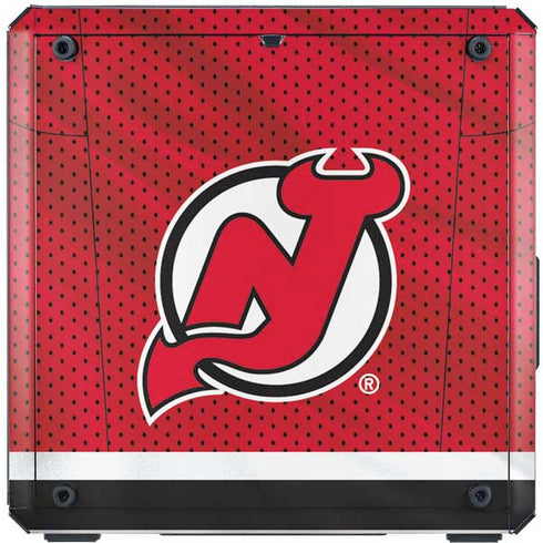 NHL New Jersey Devils Home Jersey Cooler Master MasterBox Q300L Mini Tower Skin