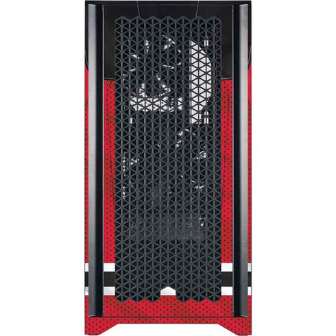 NHL New Jersey Devils Home Jersey Corsair 4000D Tempered Glass Mid-Tower ATX Case Skin