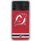 NHL New Jersey Devils Home Jersey Galaxy A10e Clear Case