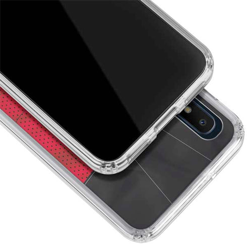NHL New Jersey Devils Home Jersey Galaxy A10e Clear Case
