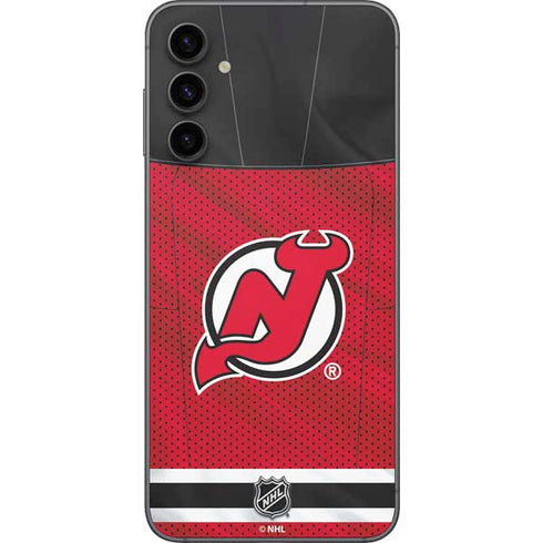 NHL New Jersey Devils Home Jersey Galaxy A14 5G Skin