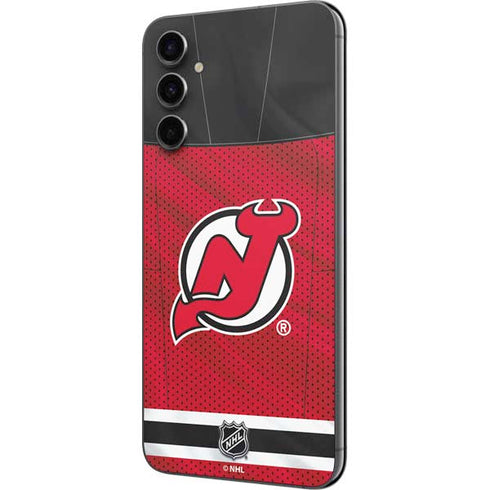 NHL New Jersey Devils Home Jersey Galaxy A14 5G Skin