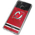 NHL New Jersey Devils Home Jersey Galaxy A21 Clear Case