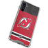 NHL New Jersey Devils Home Jersey Galaxy A54 5G Clear Case
