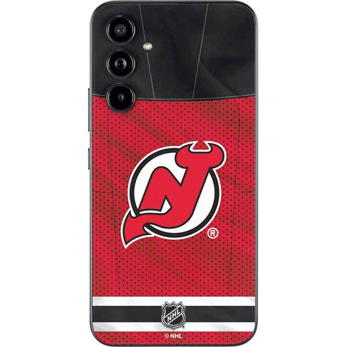 NHL New Jersey Devils Home Jersey Galaxy A54 5G Skin